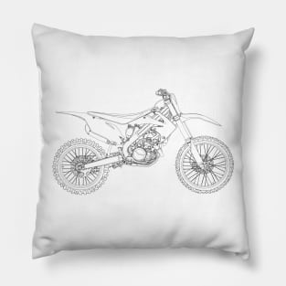 Motocross bike Pillow