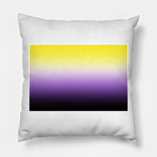 Non-Binary Pride Flag Gradient Pillow