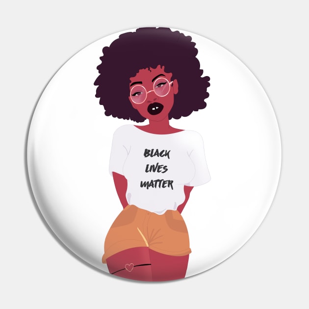 Black Lives Matter Pin by Le petit fennec