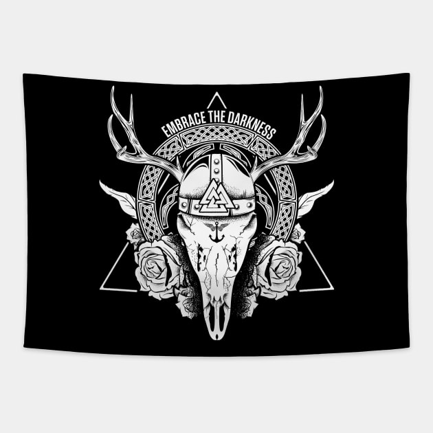 Odins Deer Tapestry by Dead Until Dark Clothing