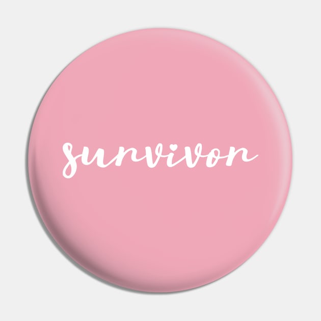 Survivor, Pink Breast Cancer Shirt Women Tee, The Comeback Is Always Stronger Than The Setback Tshirt, Pink Ribbon Awareness Breast Cancer Survivor Gift Pin by Inspirit Designs