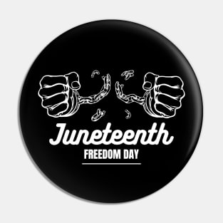 Fist Juneteenth Freedom Day Pin