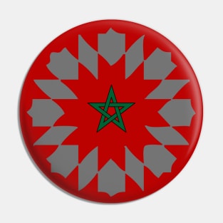 Moroccan football team fans gift Pin