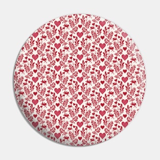 Cute Valentines Day Heart Pattern Lover Pin