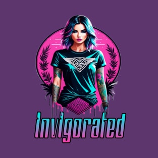 Invigorated woman T-Shirt