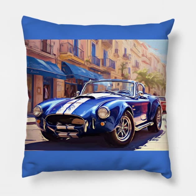 Cobra in Art Pillow by DeVerviers