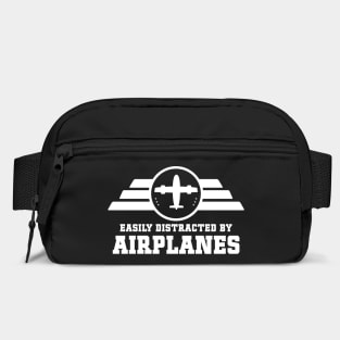 Easily Distracted by Airplanes Fantastic Funny Aviation Quote Bag