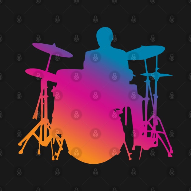 Drum Kit Drummer by Rayrock76