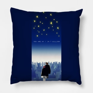 X files 1 in 7 bil Pillow