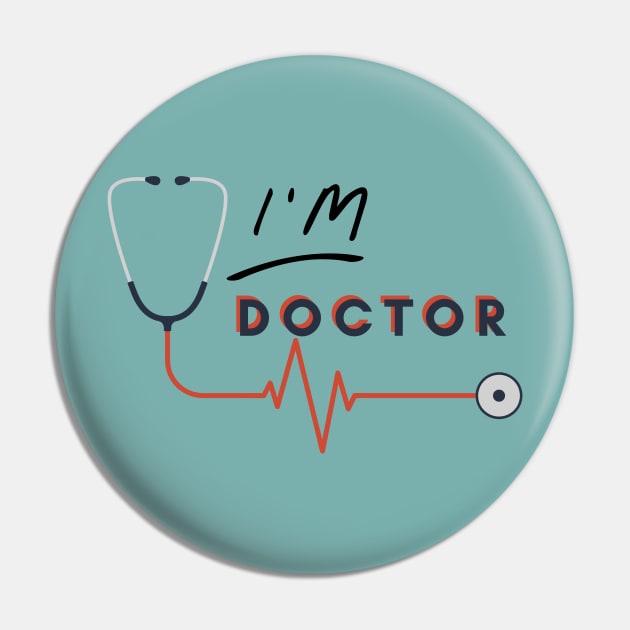 Doctor T-Shirt Pin by stylishkhan