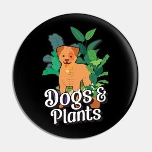 dogs and plants Pin