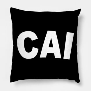 CAI Bold White Pillow