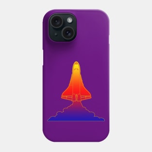 Rainbow Space Shuttle Phone Case