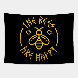 The Bees Are Happy Tapestry