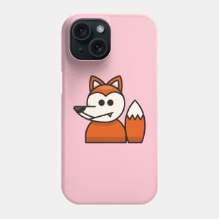 Fox Head Cartoon Illustration Phone Case