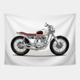 8bit Motorcycle Tapestry