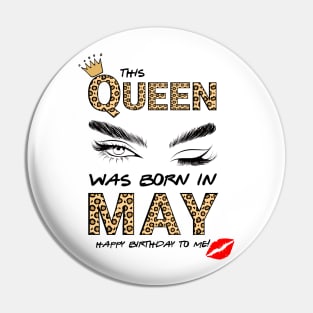 May Birthday Pin