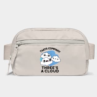 Two Company Threes A Cloud Cute Weather Pun Bag