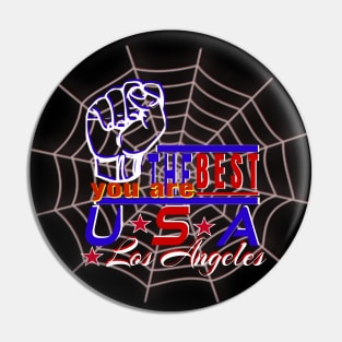 surfing festival in Los Angeles You Are The Best USA Spider web design Pin