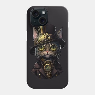 Steampunk Cat Phone Case