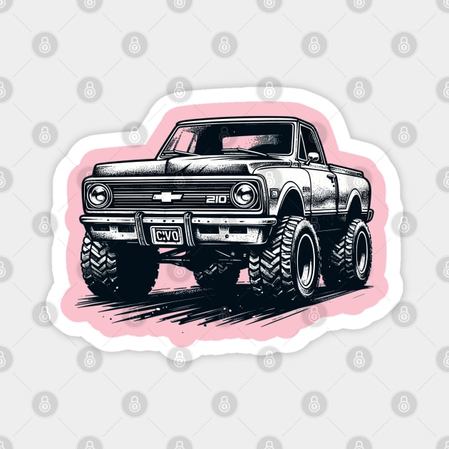 Chevy pickup Magnet by Vehicles-Art