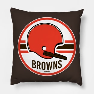 Rust Belt Burnt Umber Football! Pillow