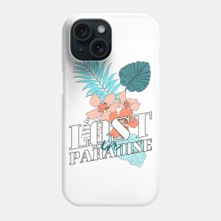 Lost in Paradise Tropical Flowers Phone Case