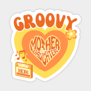 Groovy Mother and Daughter Magnet