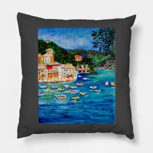 Portofino Seascape Pillow