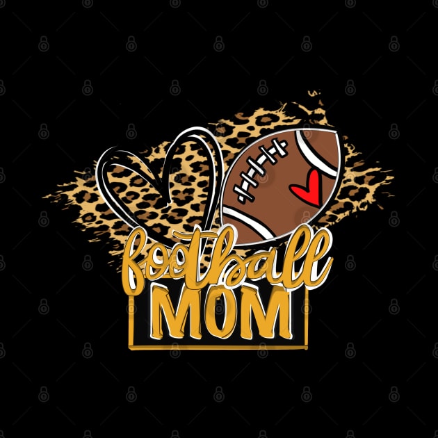 Football Mom Black and Gold by Sheila’s Studio