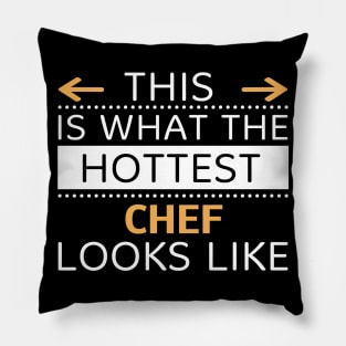 Chef Looks Like Creative Job Typography Design Pillow