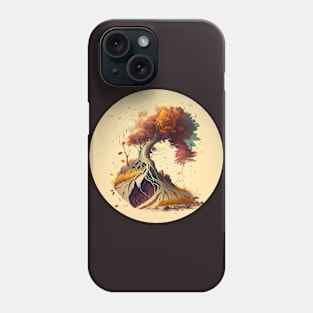 Tree in the hill Phone Case