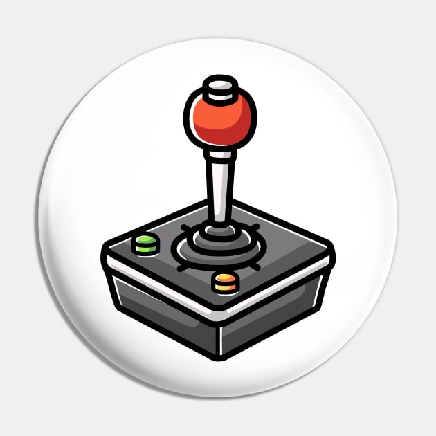 Retro Joystick Pin by rhmnabdlrzk