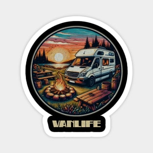 Sprinter van camping Magnet