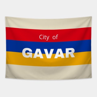 City of Gavar in Armenia Flag Tapestry