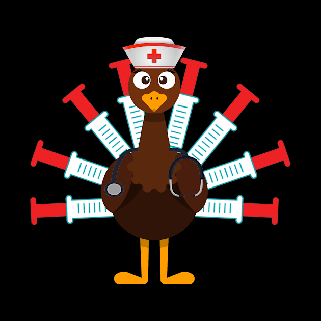 Thanksgiving nurse turkey by Flipodesigner