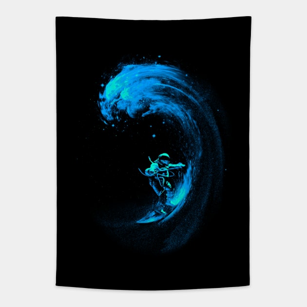 Space Surfing Tapestry by nicebleed