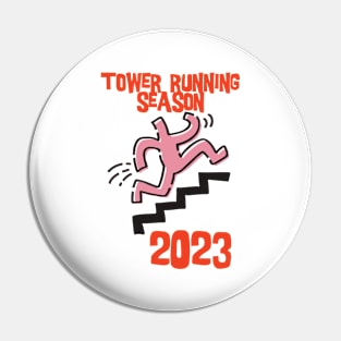 Tower Running Season Pin