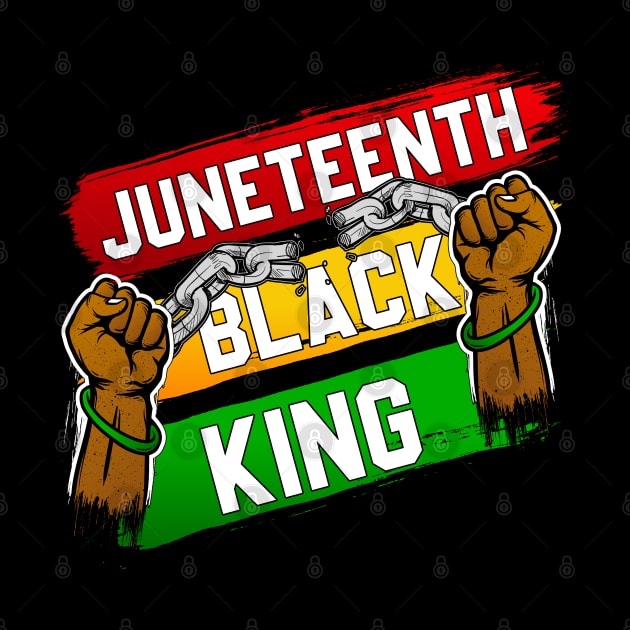 Juneteenth Black King T-Shirt by ahadnur9926