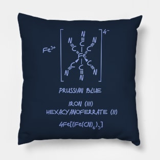 Pigment Molecules Prussian Blue Pillow