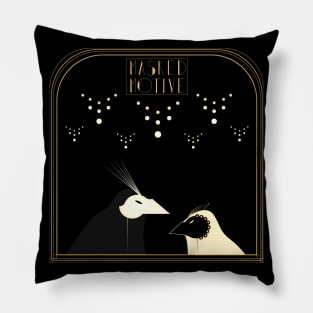 Masked Motive Pillow