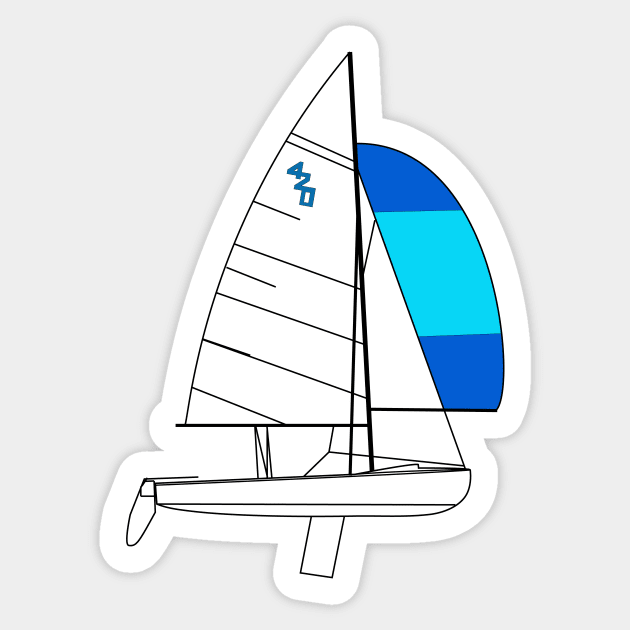 International 420 Dinghy - International 420 Dinghy - Sticker