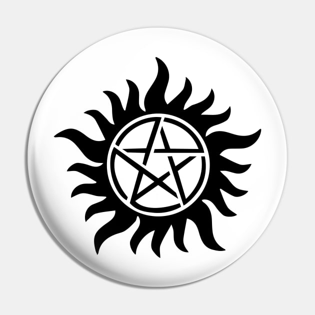 Supernatural Symbol Pin by AquaMockingbird