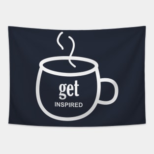 get inspired coffee Tapestry