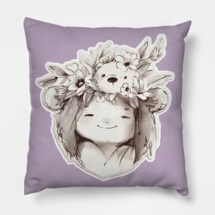 Cute girl Pillow