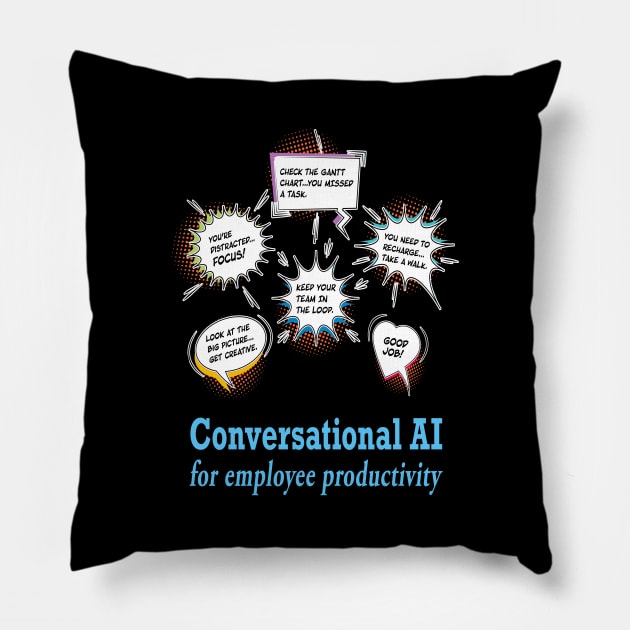 Conversational AI Pillow by UltraQuirky