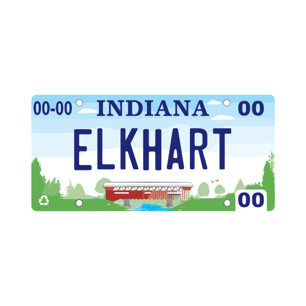 Elkhart Indiana License Plate by zsonn