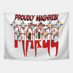 Proud Morocco Flag Gift Moroccan Lovers For Men's Women's Tapestry