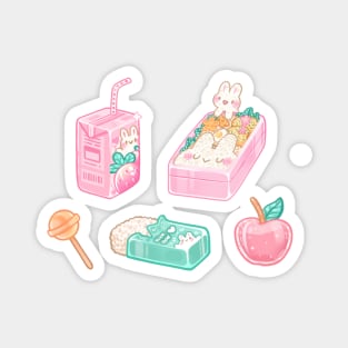 Kawaii Bunny Meal Magnet