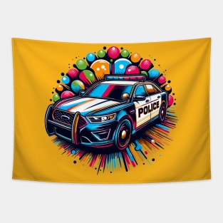 Police car Tapestry